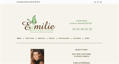 Desktop Screenshot of emilie-estheticienne.com